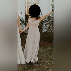 Size 4 Biscotti Chiffon Bridesmaid’s dress